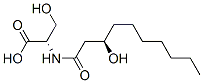 CAS#: 541-81-1, N-[(3R)-3-Hydroxy-1-oxodecyl]-L-Serine