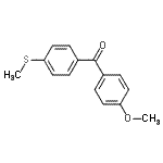 CAS 登录号：54118-72-8， (4-甲氧基苯基)[4-(甲硫基)苯基]甲酮