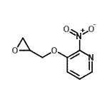 CAS#: 54127-40-1, 2-Nitro-3-(2-Oxiranylmethoxy)Pyridine