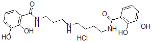 CAS#: 54135-84-1, N-[4-[3-[(2,3-Dihydroxybenzoyl)Amino]Propylamino]Butyl]-2,3-Dihydroxybenzamide Hydrochloride