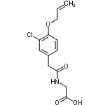 CAS#: 54139-62-7, N-{[4-(Allyloxy)-3-Chlorophenyl]Acetyl}Glycine