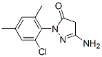CAS 登录号:54241-45-1, 5-氨基-2-(2-氯-4,6-二甲基苯基)-2,4-二氢-3H-吡唑-3-酮