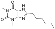 CAS#: 5429-37-8, 8-Hexyl-3,7-Dihydro-1,3-Dimethyl-1H-Purine-2,6-Dione