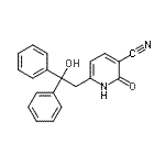 CAS#: 54323-26-1, 6-(2-Hydroxy-2,2-Diphenylethyl)-2-Oxo-1,2-Dihydro-3-Pyridinecarbonitrile