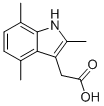 CAS 登录号：5435-43-8， (2,4,7-三甲基-1H-吲哚-3-基)-乙酸