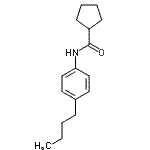CAS#: 543693-63-6, N-(4-Butylphenyl)Cyclopentanecarboxamide