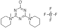 CAS#: 54388-43-1, 1,1'-(6-Oxido-1,3,5-Triazine-2,4-Diyl)Bis(1-Methylpiperidinium) Tetrafluoroborate