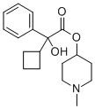 CAS 登录号：54390-94-2， N-甲基-4-哌啶基环丁基苯基乙醇酸酯