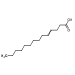 CAS#: 544-65-0, 4-Tetradecenoic acid