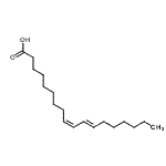 CAS#: 544-71-8, (9Z,11E)-9,11-Octadecadienoic Acid