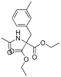 CAS 登录号：5440-54-0， 2-乙酰氨基-2-[(3-甲基苯基)甲基]丙二酸二乙酯