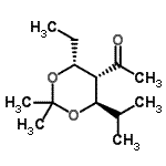 CAS#: 544715-16-4, 1-[(4R,5S,6R)-4-Ethyl-6-Isopropyl-2,2-Dimethyl-1,3-Dioxan-5-Yl]Ethanone