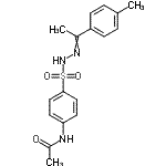CAS#: 5448-96-4, N-[4-({2-[1-(4-Methylphenyl)Ethylidene]Hydrazino}Sulfonyl)Phenyl]Acetamide