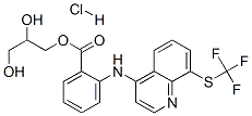 CAS#: 54494-56-3, 2,3-Dihydroxypropyl 2-[[8-[(Trifluoromethyl)Thio]-4-Quinolyl]Amino]Benzoate Hydrochloride