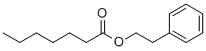 CAS 登录号：5454-11-5， 2-苯基乙基庚酸酯