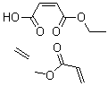 CAS 登录号：54545-50-5， (2Z)-2-丁烯二酸单乙基酯与乙烯和 2-丙烯酸甲酯的聚合物