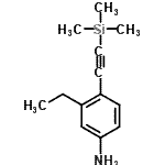 CAS#: 546112-58-7, 3-Ethyl-4-[(Trimethylsilyl)Ethynyl]Aniline