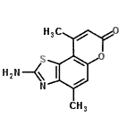 CAS#: 546144-86-9, 2-Amino-4,9-Dimethyl-7H-Chromeno[6,5-d][1,3]Thiazol-7-One