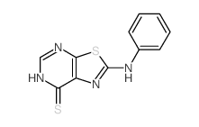 CAS 登录号：5463-95-6， 8-苯胺基-9-硫杂-2,4,7-三氮杂双环[4.3.0]壬-2,7,10-三烯-5-硫酮