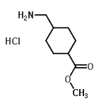CAS 登录号:54640-02-7, 甲基4-(氨基甲基)环己烷羧酸酯盐酸盐(1:1)