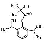 CAS 登录号：54644-44-9， 2,6-二异丙基苯基特戊酸酯