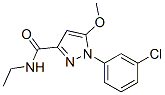 CAS 登录号：54708-72-4， 1-(3-氯苯基)-N-乙基-5-甲氧基-1H-吡唑-3-甲酰胺