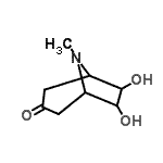 CAS#: 54725-52-9, 6,7-Dihydroxy-8-Methyl-8-Azabicyclo[3.2.1]Octan-3-One
