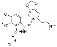 CAS 登录号：548-71-0， 3-(6-(2-二甲基氨基乙基)-1,3-苯并二氧戊环-5-基亚甲基)-6,7-二甲氧基异吲哚啉-1-酮盐酸盐