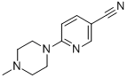 CAS 登录号：54864-89-0， 6-(4-甲基哌嗪-1-基)烟腈
