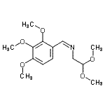 CAS#: 54879-68-4, (Z)-N-(2,2-Dimethoxyethyl)-1-(2,3,4-Trimethoxyphenyl)Methanimine