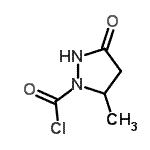 CAS#: 54944-91-1, 5-Methyl-3-Oxo-1-Pyrazolidinecarbonyl Chloride