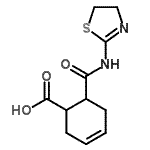 CAS#: 549476-37-1, 6-(4,5-Dihydro-1,3-Thiazol-2-Ylcarbamoyl)-3-Cyclohexene-1-Carboxylic Acid