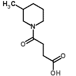 CAS 登录号：549477-63-6， 4-(3-甲基-1-哌啶基)-4-氧代丁酸