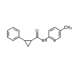 CAS#: 549483-92-3, N-(5-Methyl-2-Pyridinyl)-2-Phenylcyclopropanecarboxamide