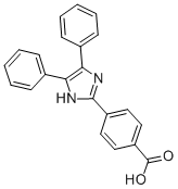 CAS 登录号：5496-35-5， 4-(4,5-二苯基-1H-咪唑-2-基)苯甲酸