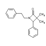 CAS#: 54965-33-2, 3,3-Dimethyl-4-Phenyl-1-(2-Phenylethyl)-2-Azetidinone