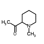 CAS 登录号：54969-36-7， 1-(1-甲基-2-哌啶基)乙酮