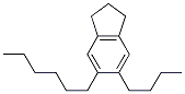 CAS 登录号：55030-45-0， 5-丁基-6-己基-2,3-二氢-1H-茚
