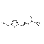 CAS#: 550308-57-1, N'-[(E)-(5-Ethyl-2-Thienyl)Methylene]Cyclopropanecarbohydrazide