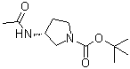 CAS 登录号：550371-67-0， (R)-1-叔丁氧羰基-3-乙酰氨基吡咯烷