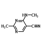 CAS#: 55114-45-9, 2-Methyl-4-(Methylamino)-5-Pyrimidinecarbonitrile