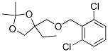CAS#: 55117-01-6, 4-[[(2,6-Dichlorophenyl)Methoxy]Methyl]-4-Ethyl-2,2-Dimethyl-1,3-Dioxolane