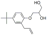 CAS 登录号：55143-11-8， 3-[4-(1,1-二甲基乙基)-2-(2-丙烯基)苯氧基]-1,2-丙烷二醇