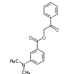 CAS 登录号：55153-17-8， 2-氧代-2-苯基乙基3-(二甲基氨基)苯甲酸酯