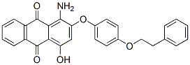 CAS 登录号：55154-34-2， 1-氨基-4-羟基-2-[4-(2-苯基乙氧基)苯氧基]蒽醌