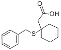 CAS#: 55154-80-8, 1-((Phenylmethyl)thio)-Cyclohexaneacetic acid
