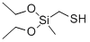 CAS 登录号：55161-63-2， 巯基甲基甲基二乙氧基硅烷