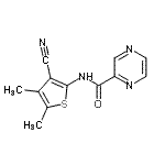 CAS#: 551910-16-8, N-(3-Cyano-4,5-Dimethyl-2-Thienyl)-2-Pyrazinecarboxamide