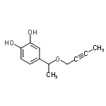 CAS#: 551941-21-0, 4-[1-(2-Butyn-1-Yloxy)Ethyl]-1,2-Benzenediol