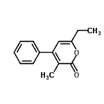 CAS 登录号：551959-76-3， 6-乙基-3-甲基-4-苯基-2H-吡喃-2-酮